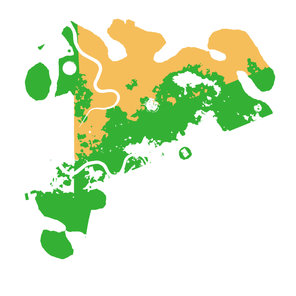 Biome Rust Map: Procedural Map, Size: 3900, Seed: 5430643