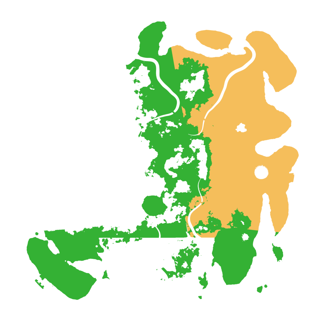 Biome Rust Map: Procedural Map, Size: 4100, Seed: 74728573