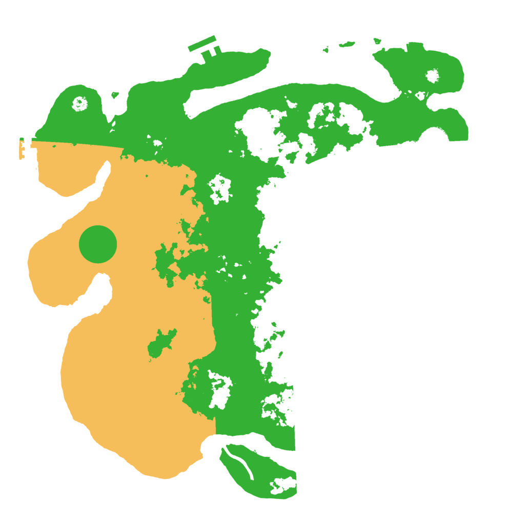 Biome Rust Map: Procedural Map, Size: 3650, Seed: 96633302