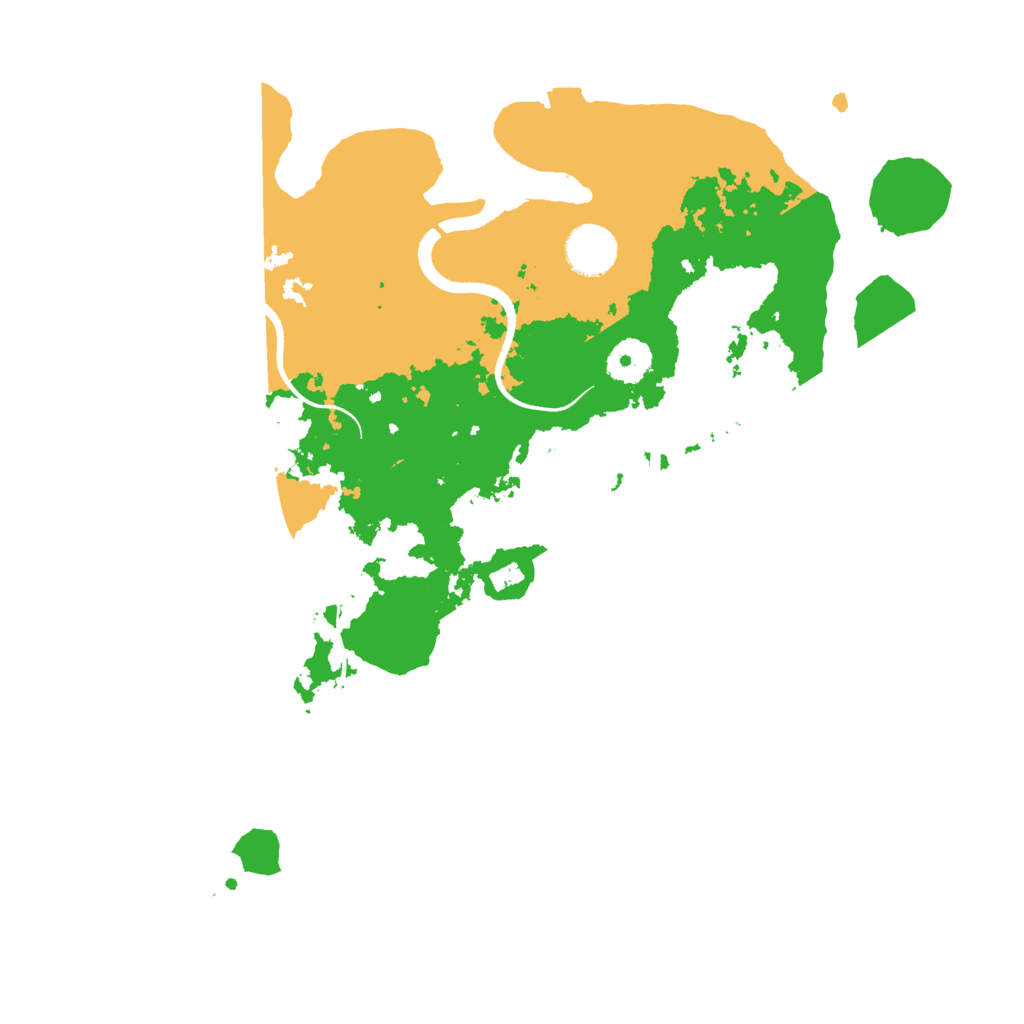 Biome Rust Map: Procedural Map, Size: 3500, Seed: 20500