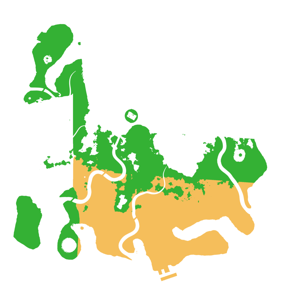 Biome Rust Map: Procedural Map, Size: 3550, Seed: 18150565