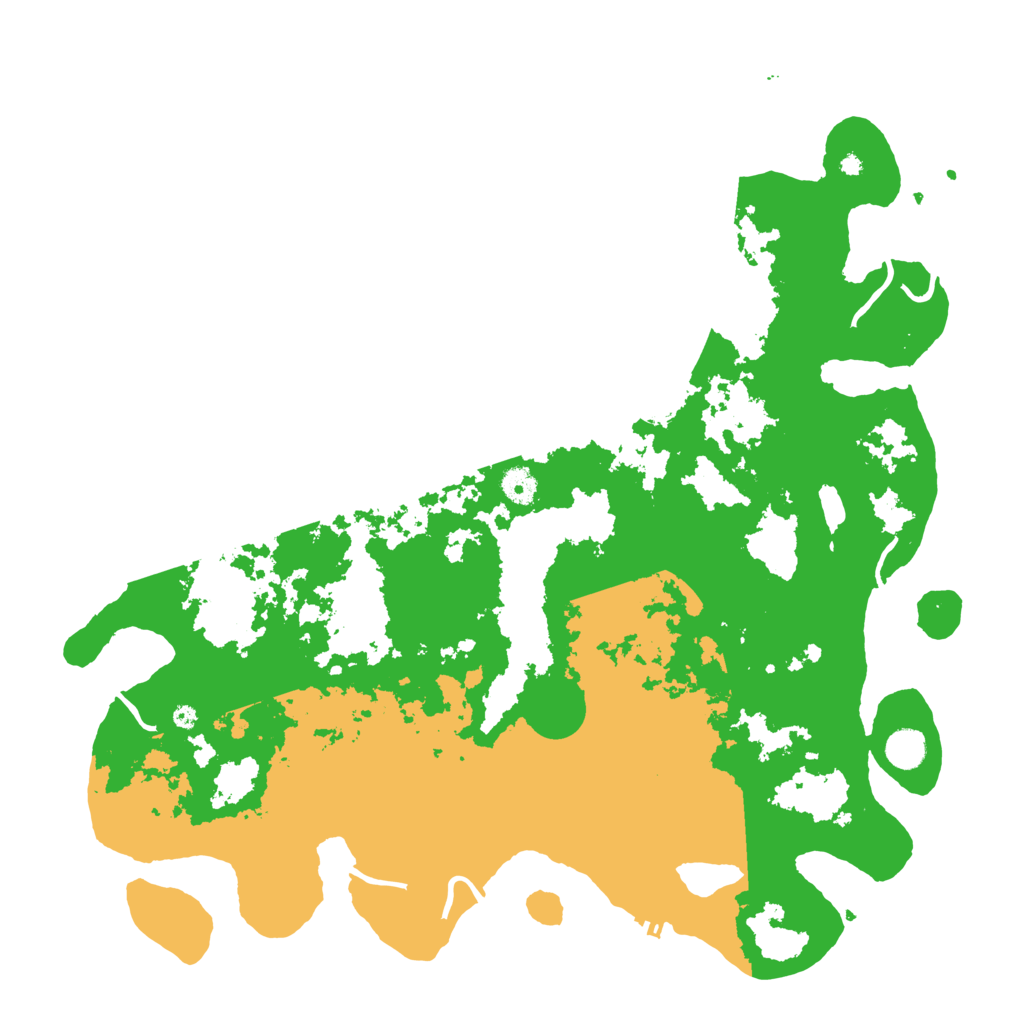 Biome Rust Map: Procedural Map, Size: 4500, Seed: 7935175