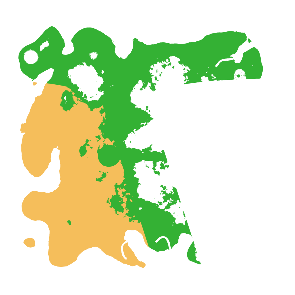 Biome Rust Map: Procedural Map, Size: 3700, Seed: 53292480