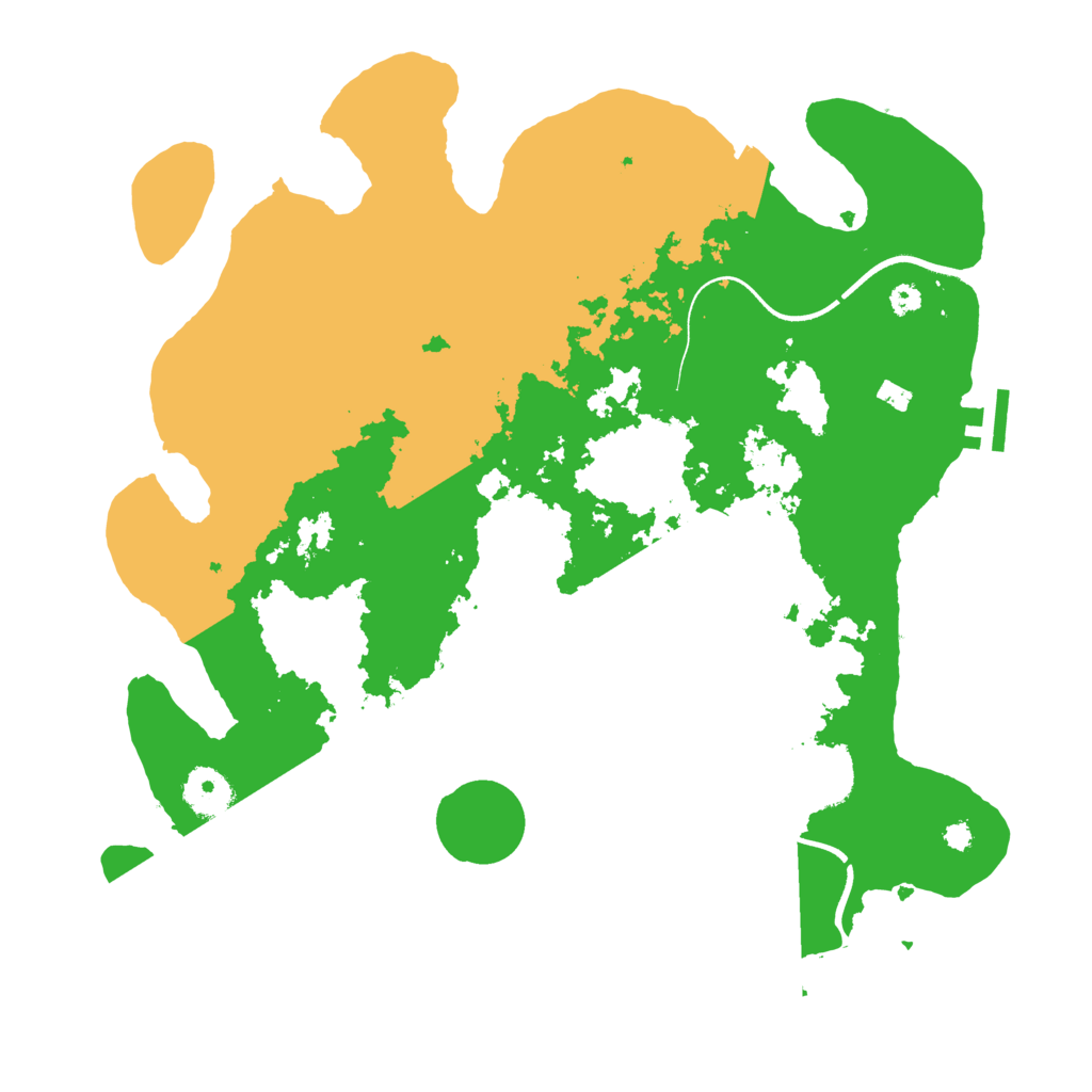 Biome Rust Map: Procedural Map, Size: 3550, Seed: 51704491