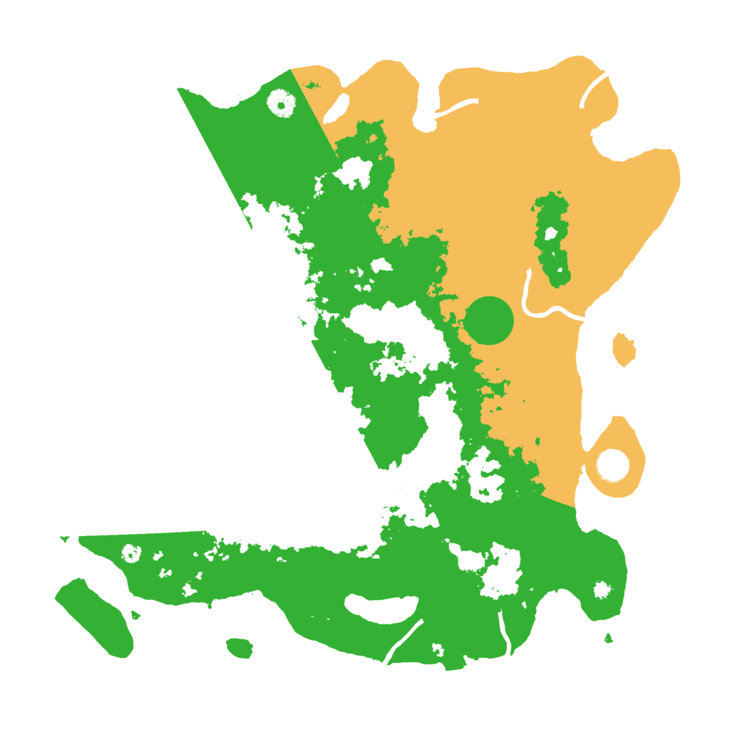 Biome Rust Map: Procedural Map, Size: 3950, Seed: 70874602