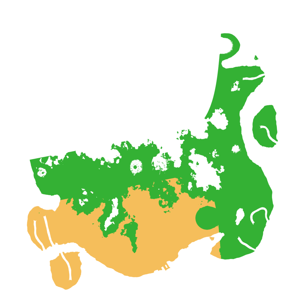 Biome Rust Map: Procedural Map, Size: 3450, Seed: 6966521