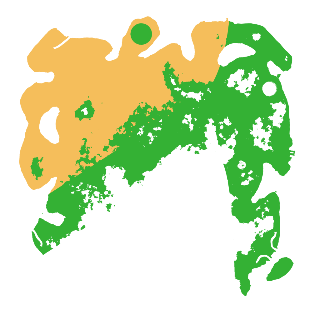 Biome Rust Map: Procedural Map, Size: 3950, Seed: 85708226
