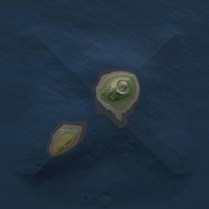 Thumbnail Rust Map: Procedural Map, Size: 1000, Seed: 7344, 3 Monuments