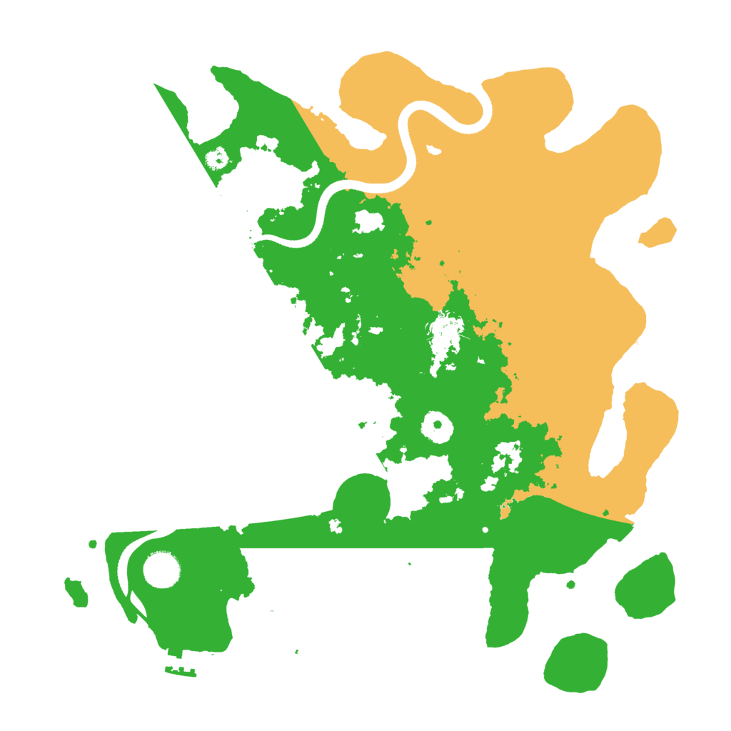 Biome Rust Map: Procedural Map, Size: 3500, Seed: 75404950