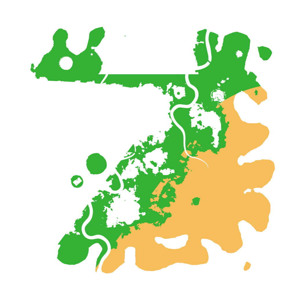 Biome Rust Map: Procedural Map, Size: 3950, Seed: 87056403