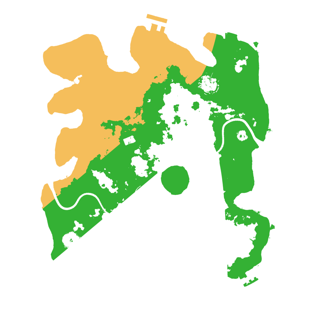 Biome Rust Map: Procedural Map, Size: 3000, Seed: 12777