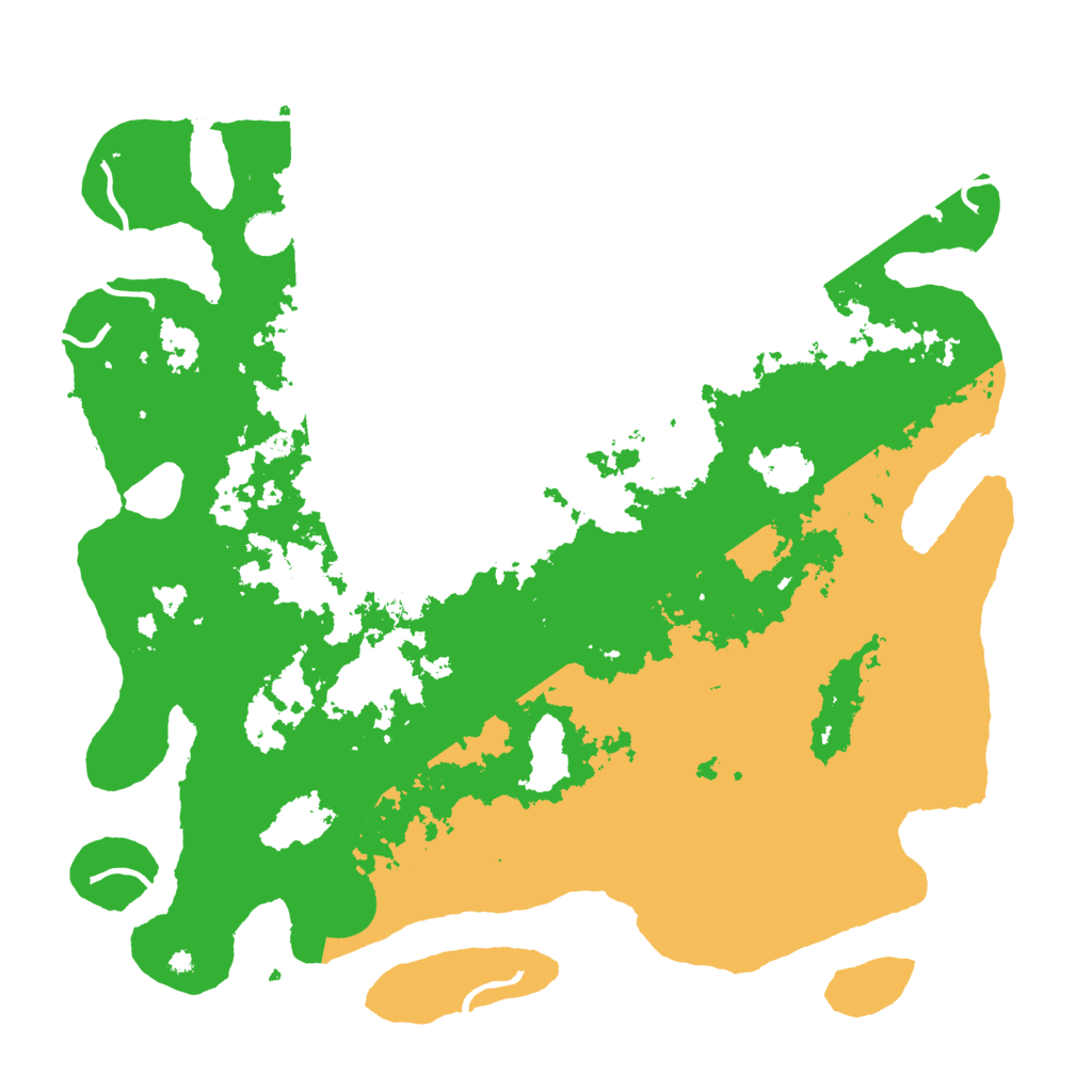 Biome Rust Map: Procedural Map, Size: 4400, Seed: 25395481