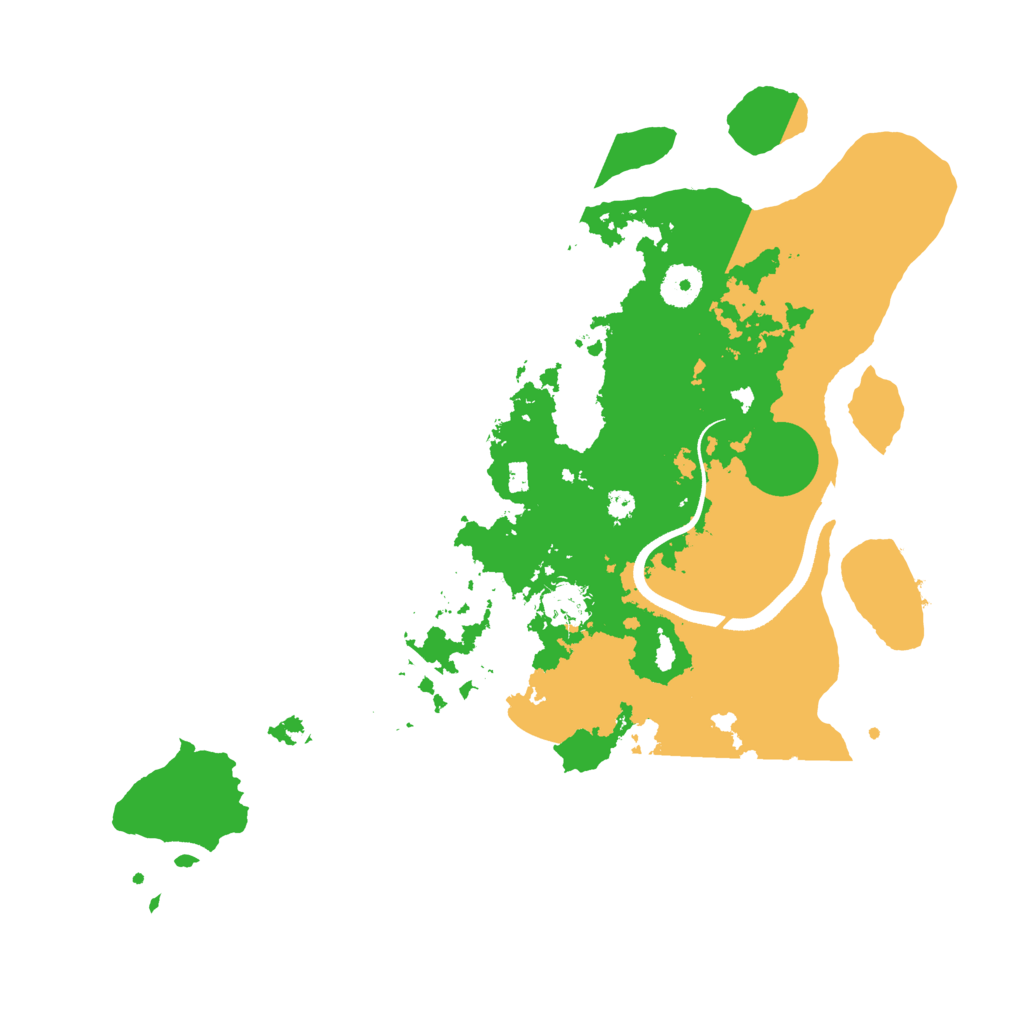 Biome Rust Map: Procedural Map, Size: 3650, Seed: 80965596