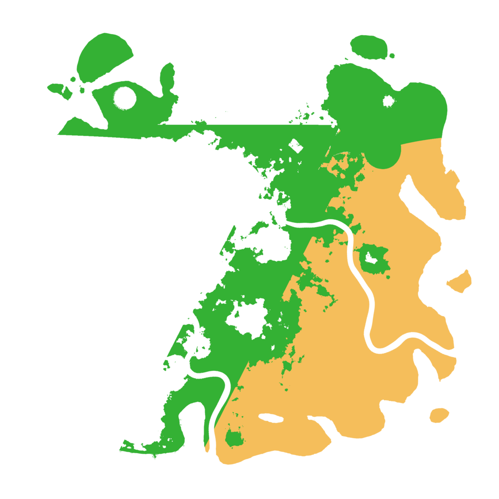 Biome Rust Map: Procedural Map, Size: 3900, Seed: 14288466