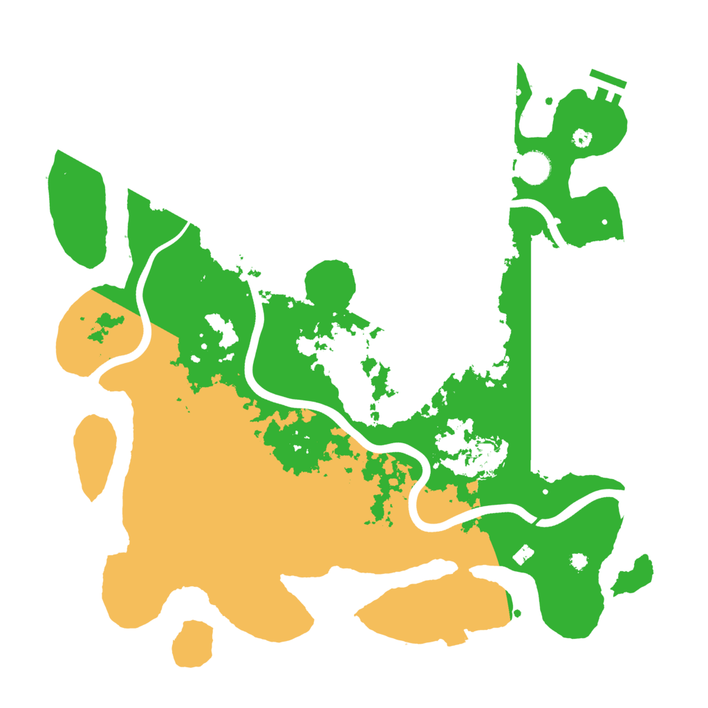 Biome Rust Map: Procedural Map, Size: 3800, Seed: 11735409