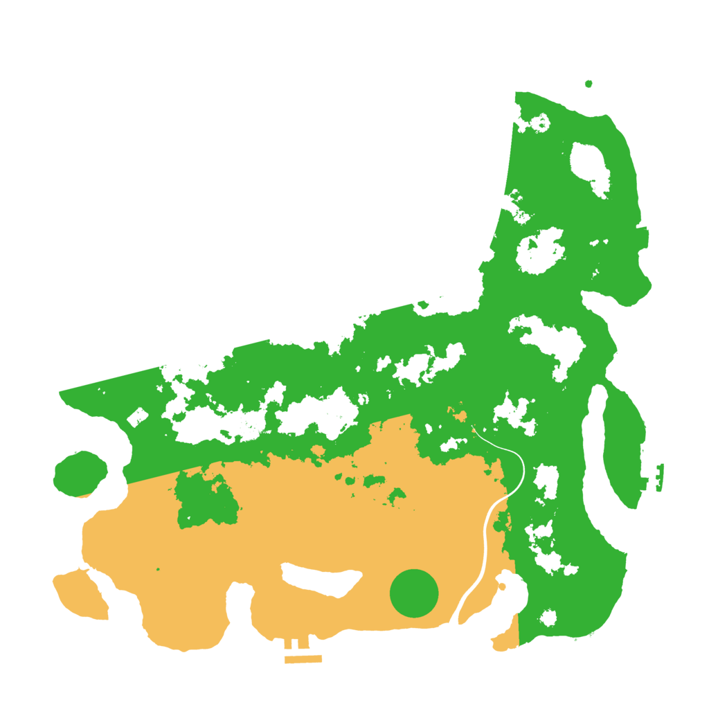 Biome Rust Map: Procedural Map, Size: 3850, Seed: 3920437