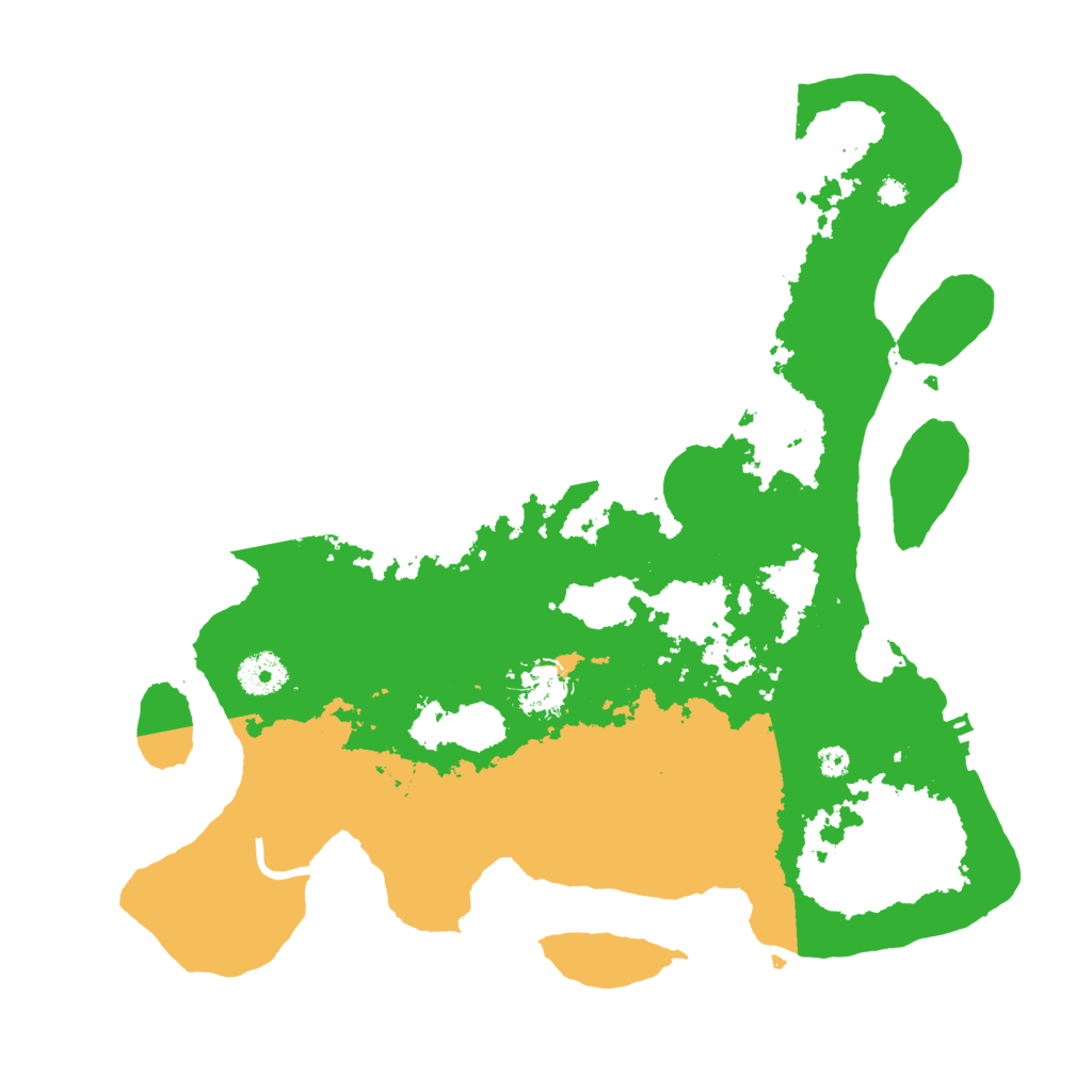 Biome Rust Map: Procedural Map, Size: 3600, Seed: 75771096