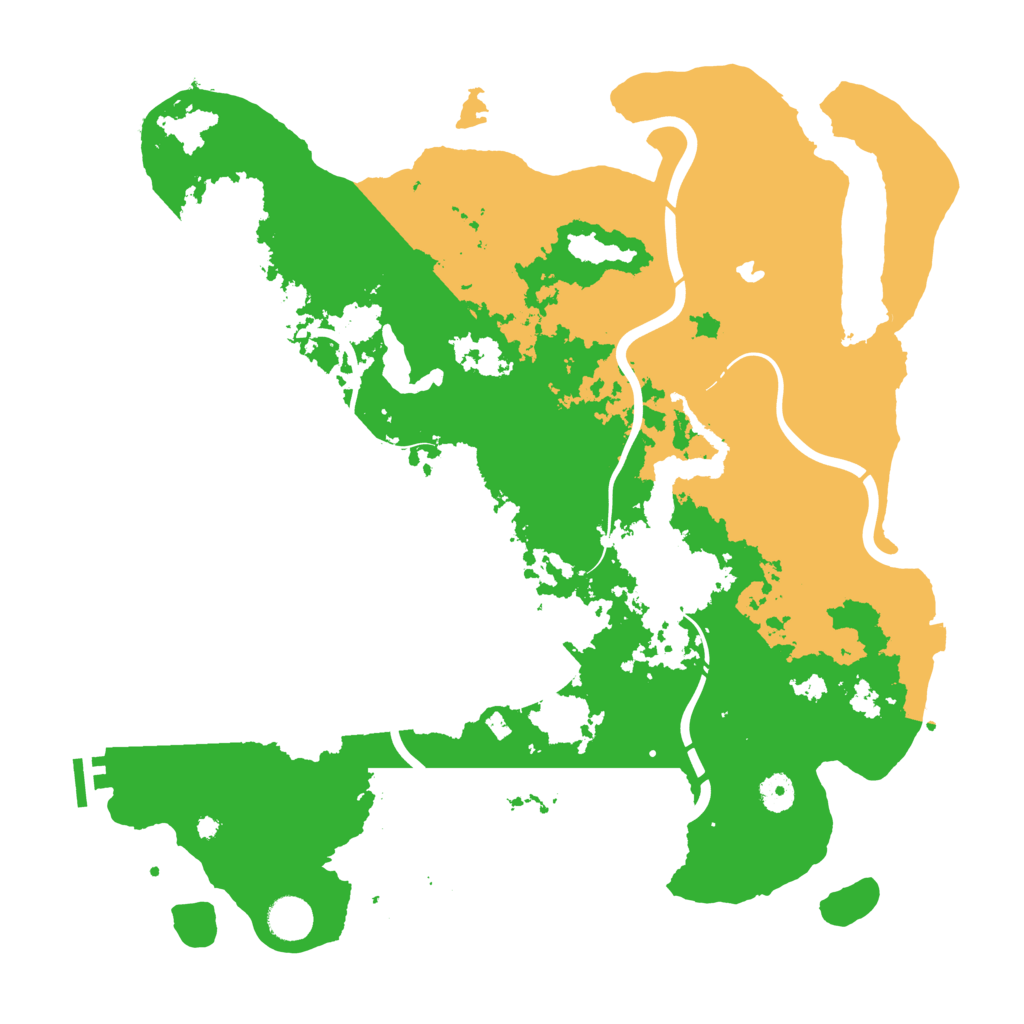 Biome Rust Map: Procedural Map, Size: 4250, Seed: 91224150
