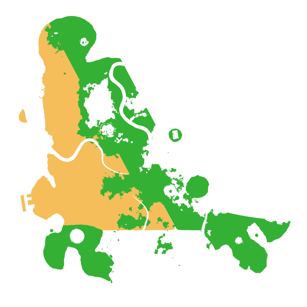 Biome Rust Map: Procedural Map, Size: 3800, Seed: 4500605