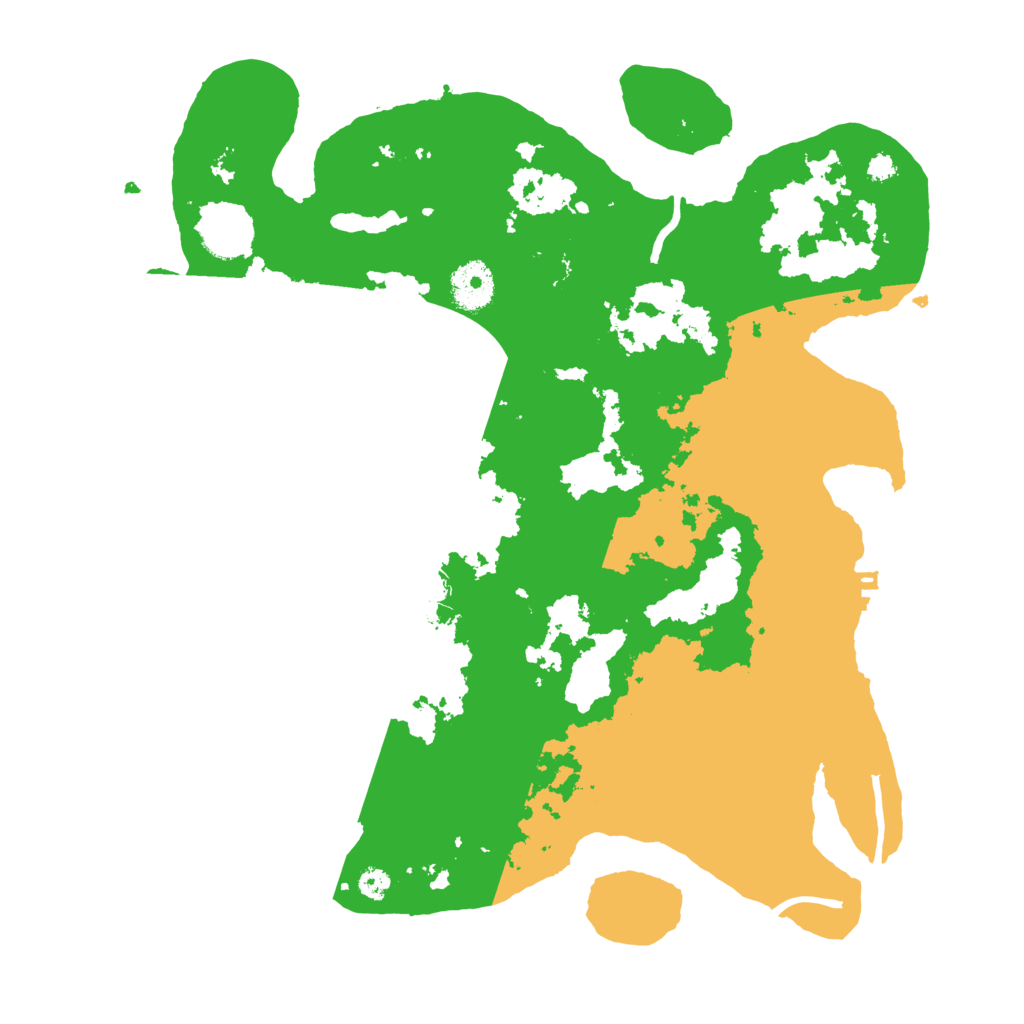 Biome Rust Map: Procedural Map, Size: 3450, Seed: 51851292