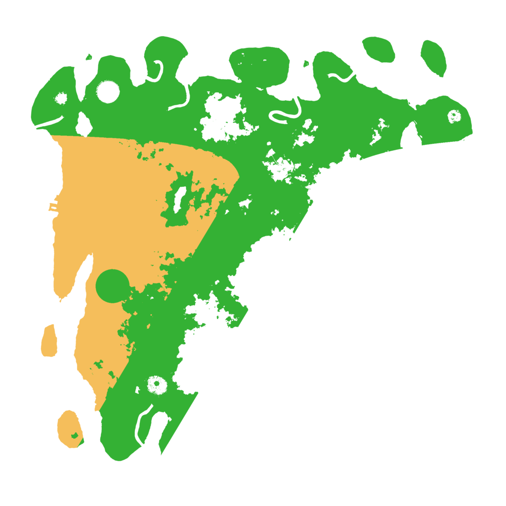 Biome Rust Map: Procedural Map, Size: 3950, Seed: 93340767