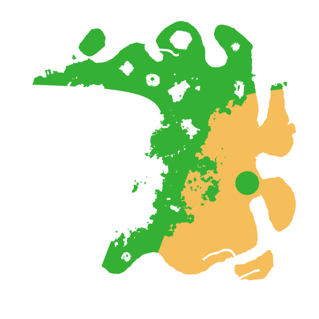 Biome Rust Map: Procedural Map, Size: 3550, Seed: 26084090