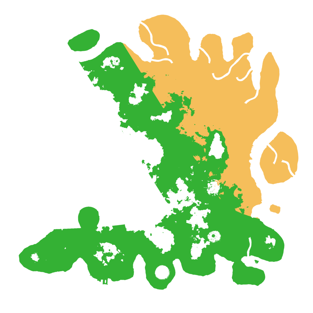 Biome Rust Map: Procedural Map, Size: 3900, Seed: 59476873