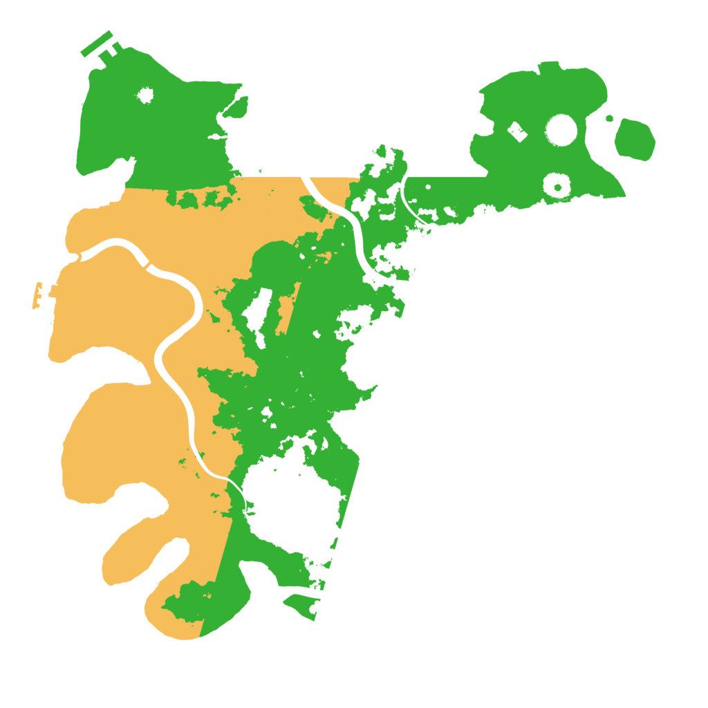 Biome Rust Map: Procedural Map, Size: 3950, Seed: 88786593