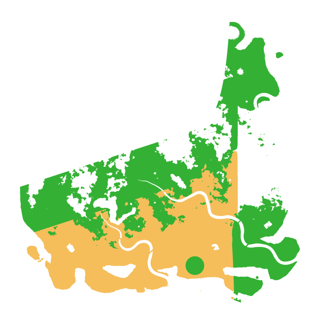 Biome Rust Map: Procedural Map, Size: 4500, Seed: 542023