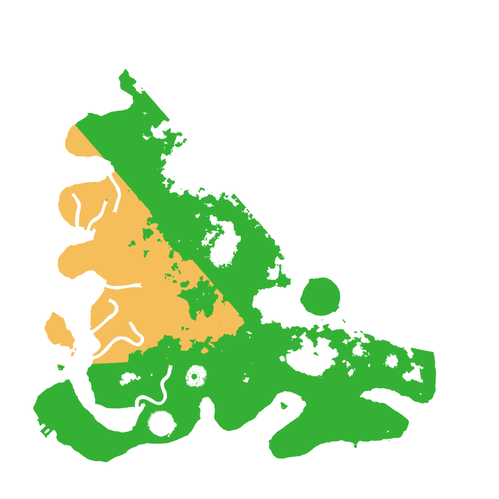 Biome Rust Map: Procedural Map, Size: 3500, Seed: 65939949