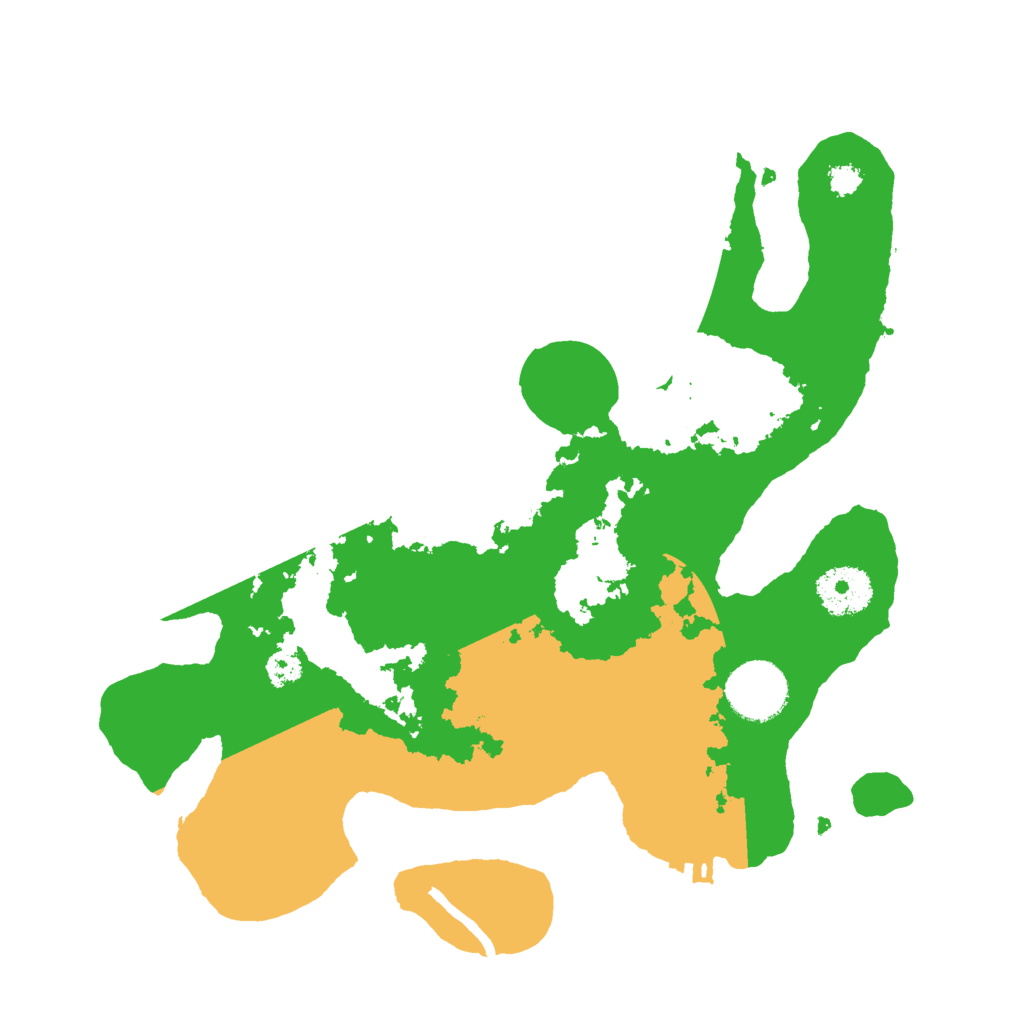 Biome Rust Map: Procedural Map, Size: 3000, Seed: 891799586