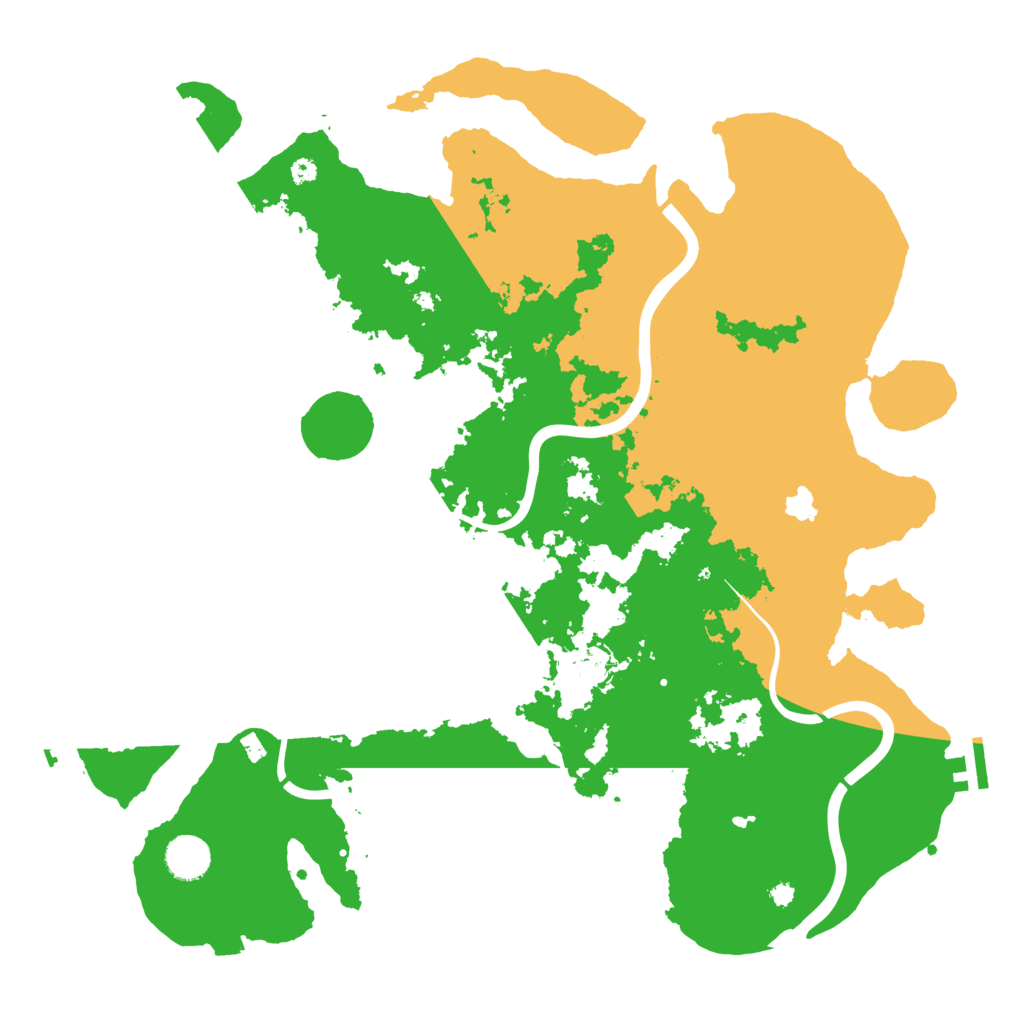 Biome Rust Map: Procedural Map, Size: 4000, Seed: 77644