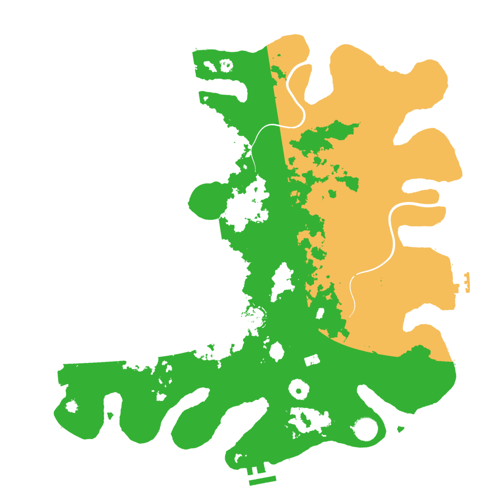 Biome Rust Map: Procedural Map, Size: 3700, Seed: 36629722