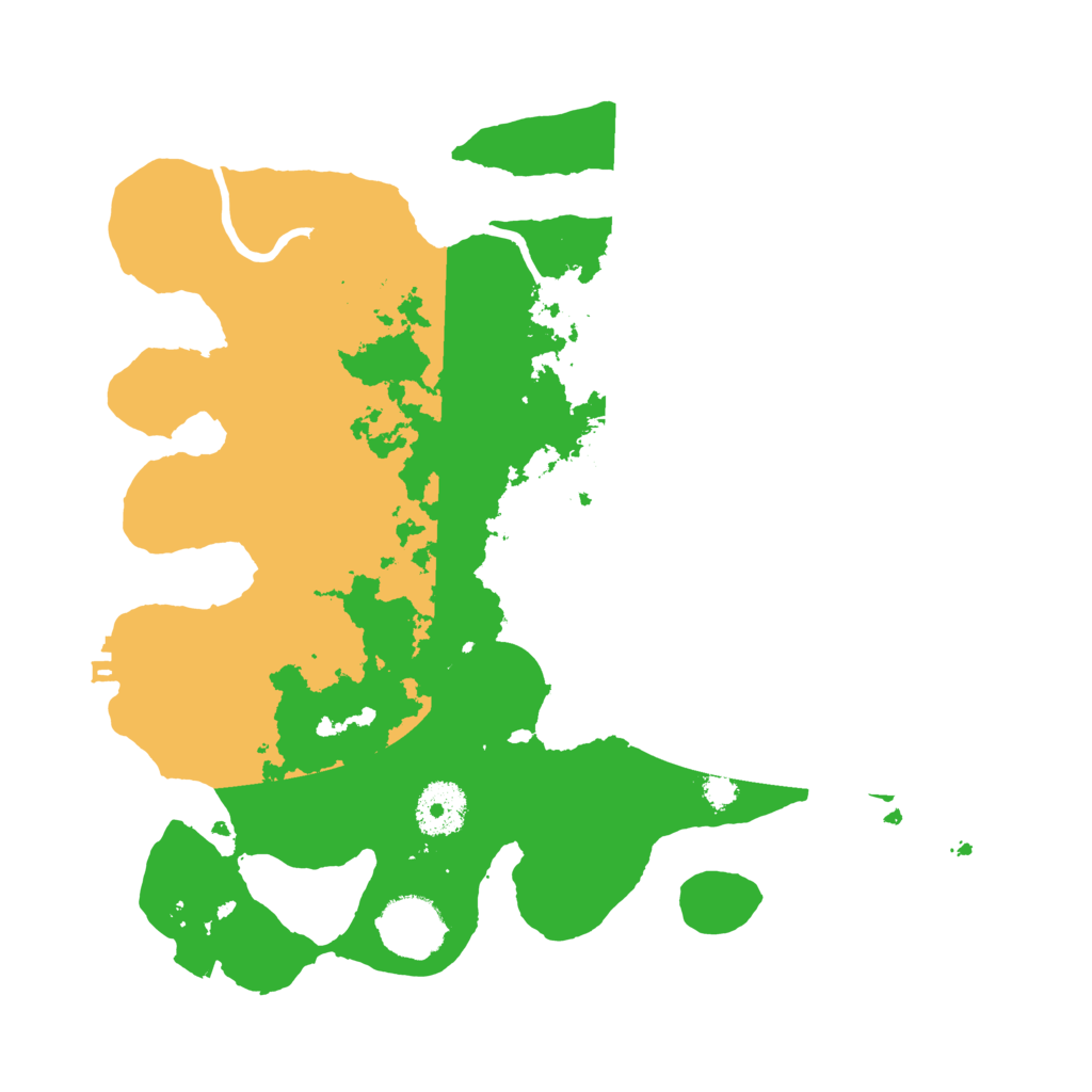 Biome Rust Map: Procedural Map, Size: 3123, Seed: 3123