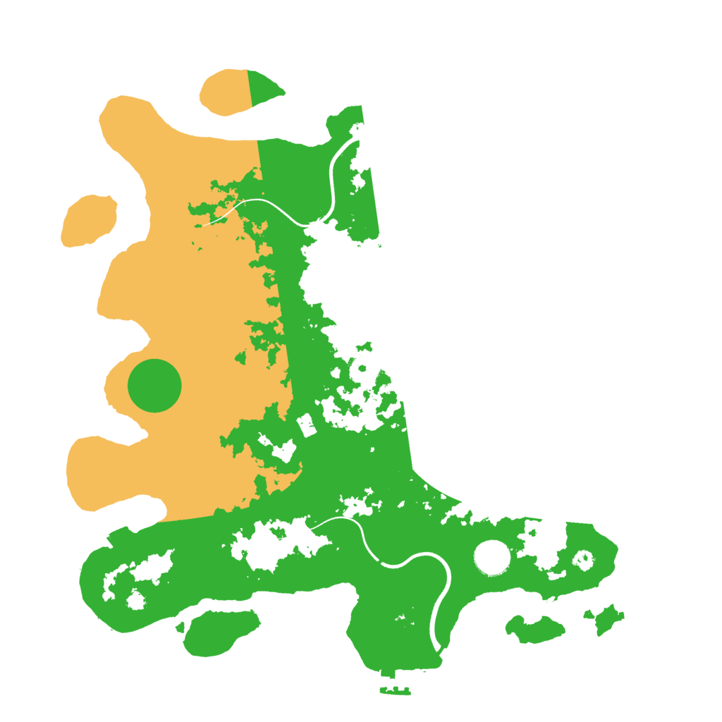 Biome Rust Map: Procedural Map, Size: 3550, Seed: 55280291