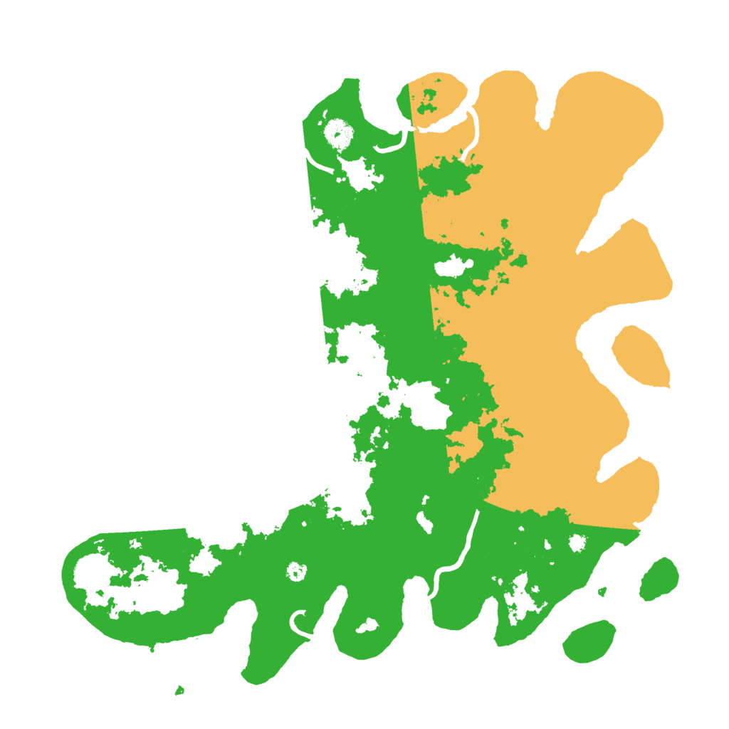 Biome Rust Map: Procedural Map, Size: 3800, Seed: 43005401