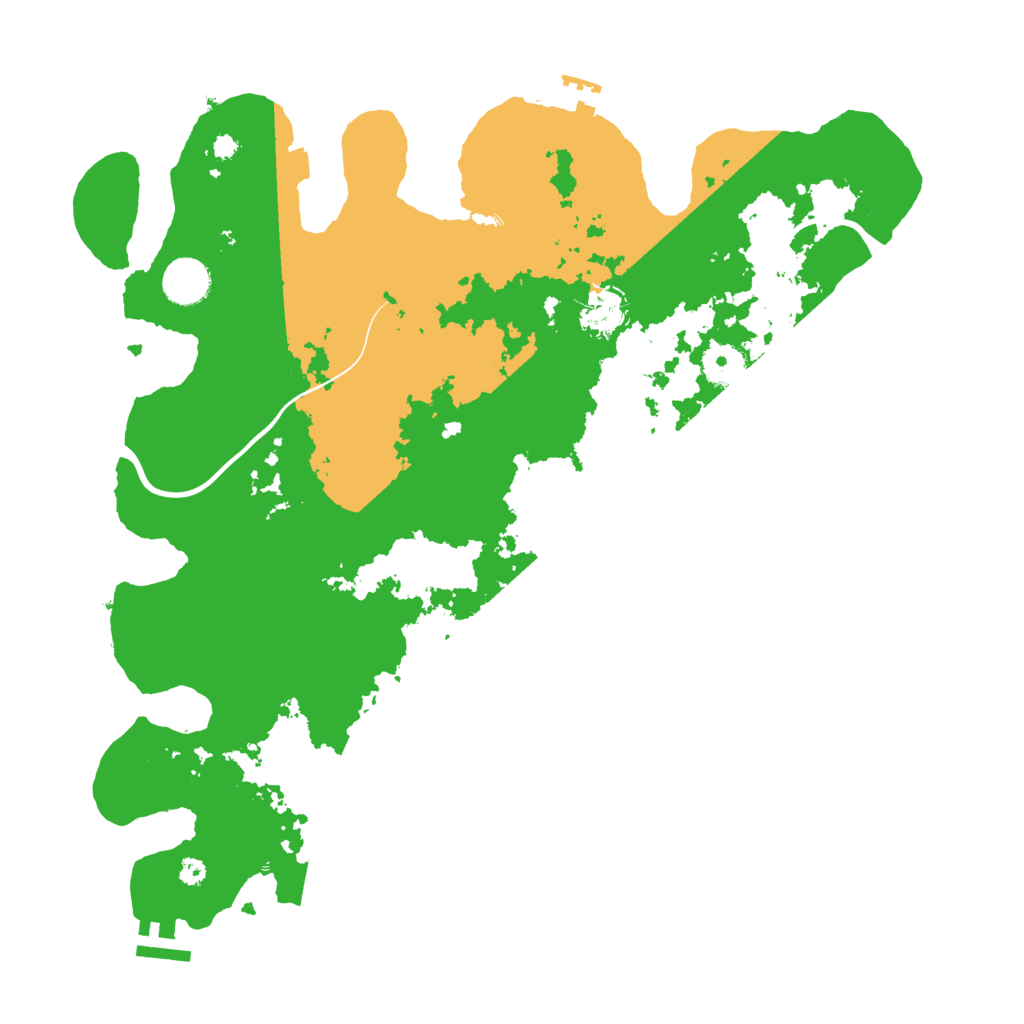 Biome Rust Map: Procedural Map, Size: 3800, Seed: 78909955