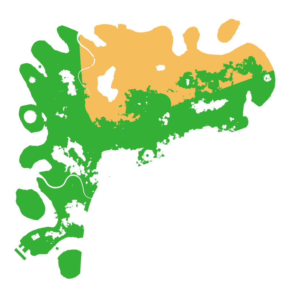Biome Rust Map: Procedural Map, Size: 4100, Seed: 18355909