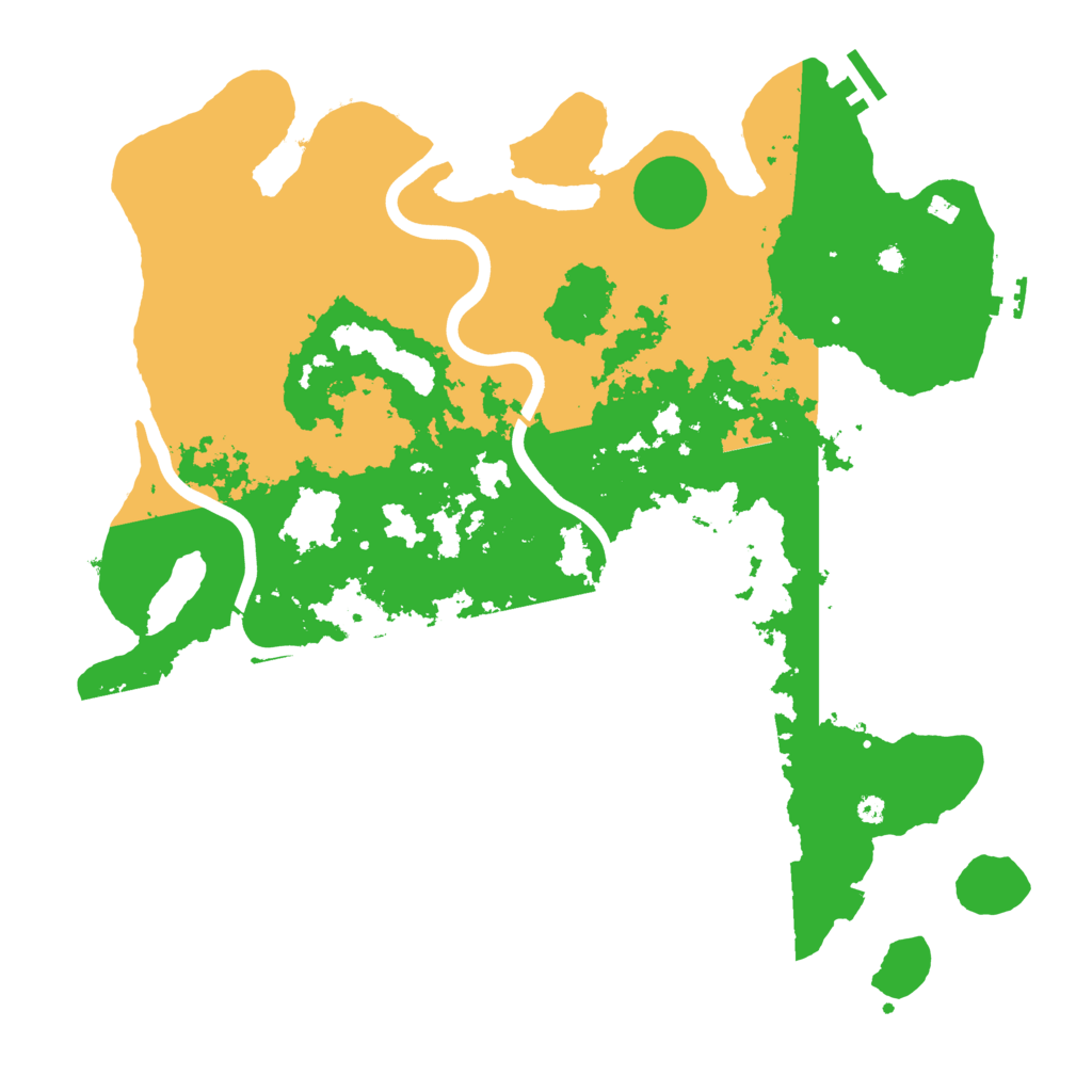 Biome Rust Map: Procedural Map, Size: 3950, Seed: 63552451