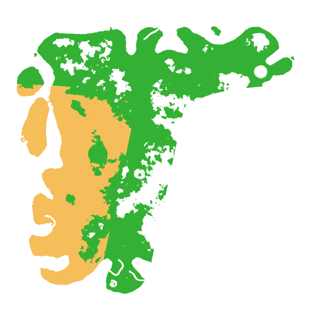 Biome Rust Map: Procedural Map, Size: 4300, Seed: 55019984