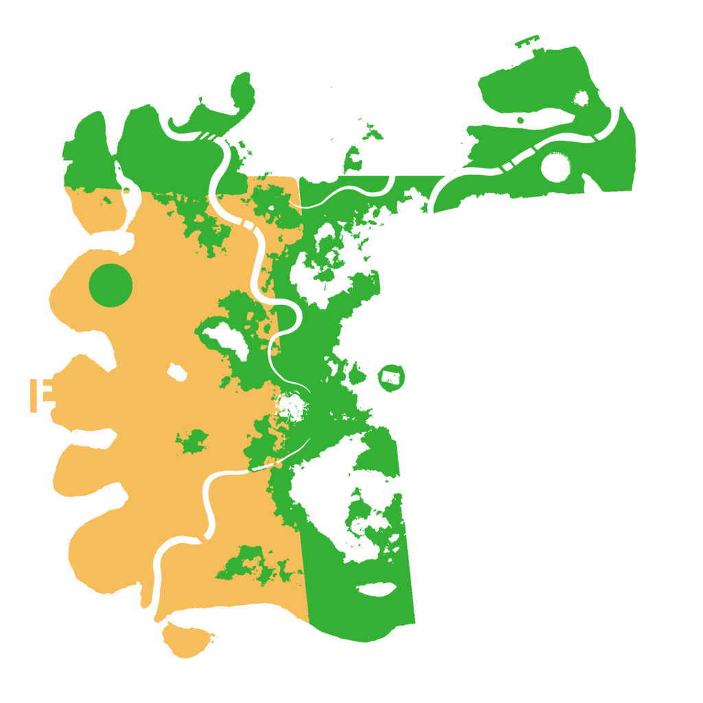 Biome Rust Map: Procedural Map, Size: 4250, Seed: 5642