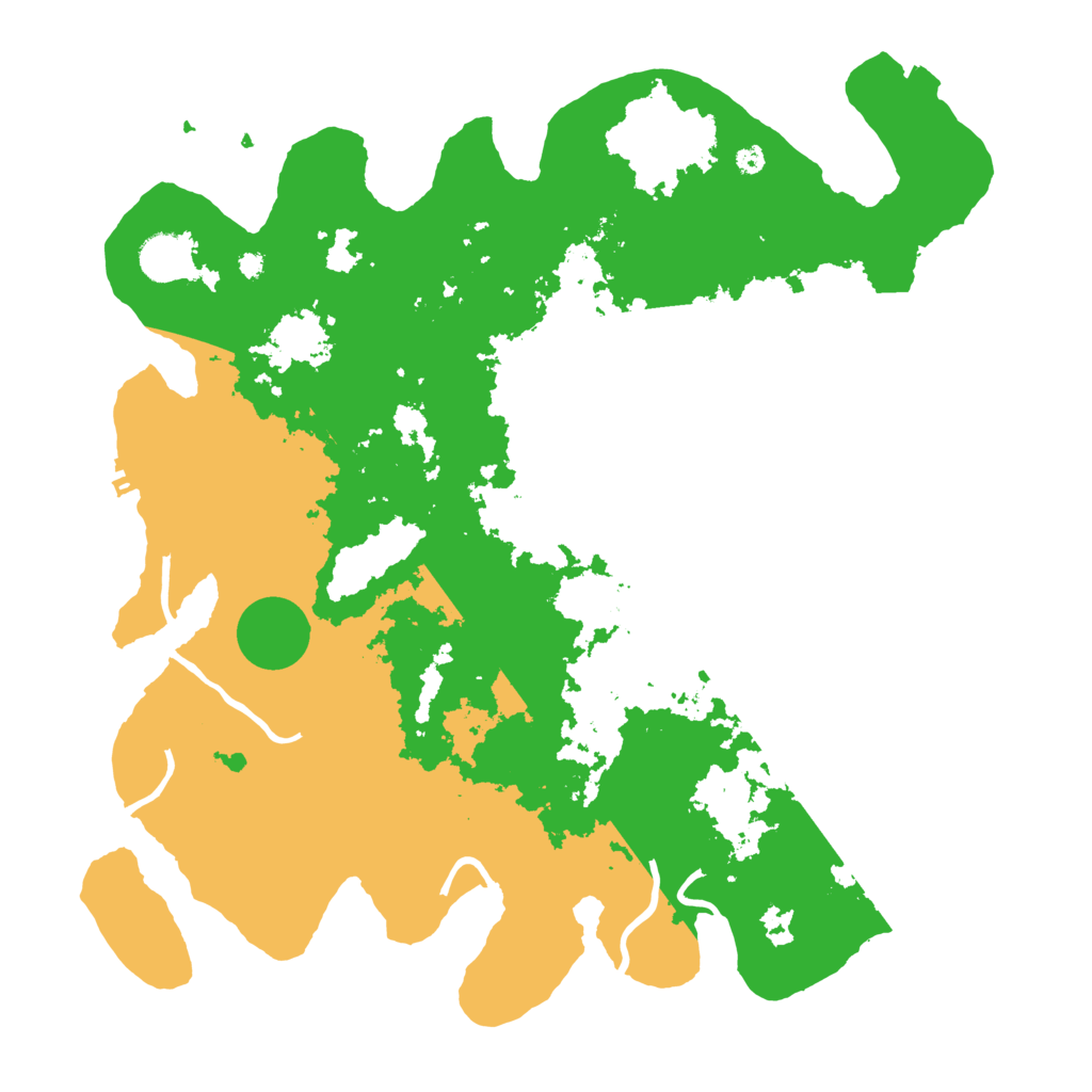 Biome Rust Map: Procedural Map, Size: 3950, Seed: 39142570