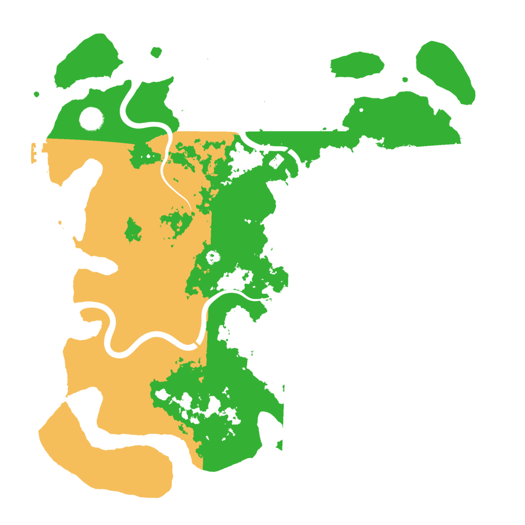 Biome Rust Map: Procedural Map, Size: 3900, Seed: 31524674