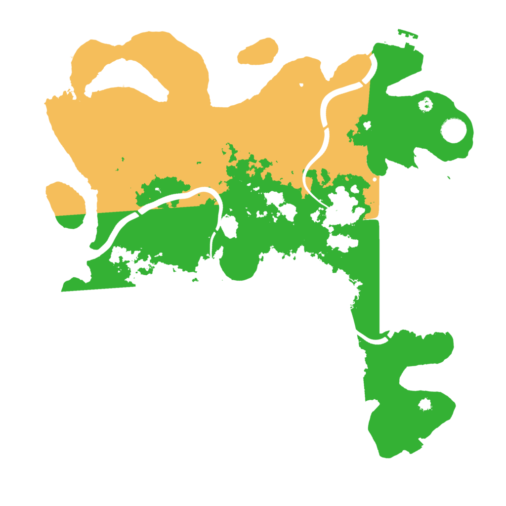 Biome Rust Map: Procedural Map, Size: 3650, Seed: 60418695
