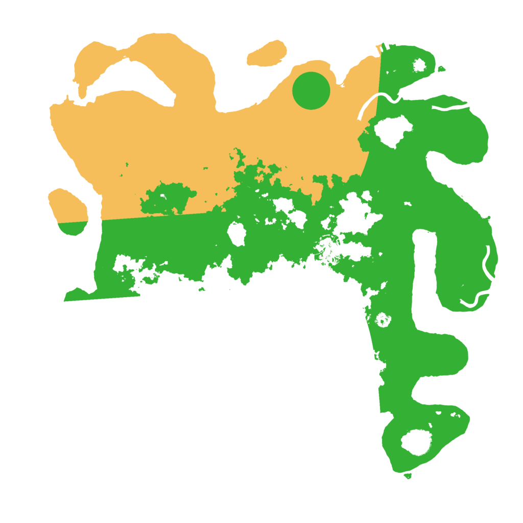 Biome Rust Map: Procedural Map, Size: 3650, Seed: 60418695