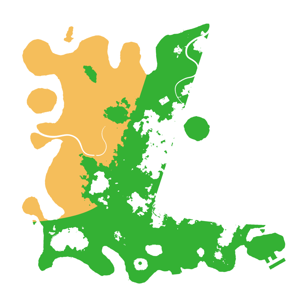 Biome Rust Map: Procedural Map, Size: 3500, Seed: 44754742