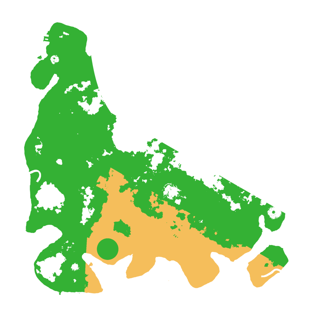 Biome Rust Map: Procedural Map, Size: 3900, Seed: 99169620