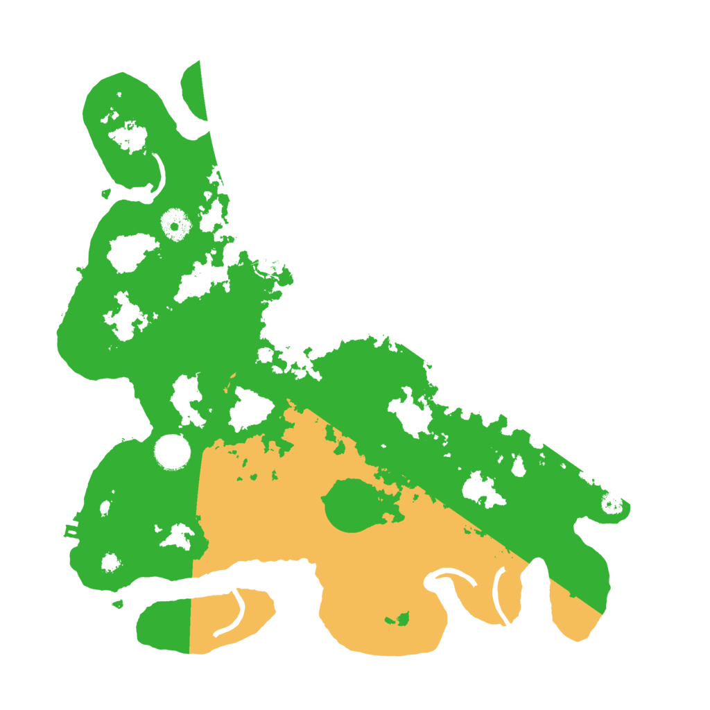 Biome Rust Map: Procedural Map, Size: 3500, Seed: 79252508