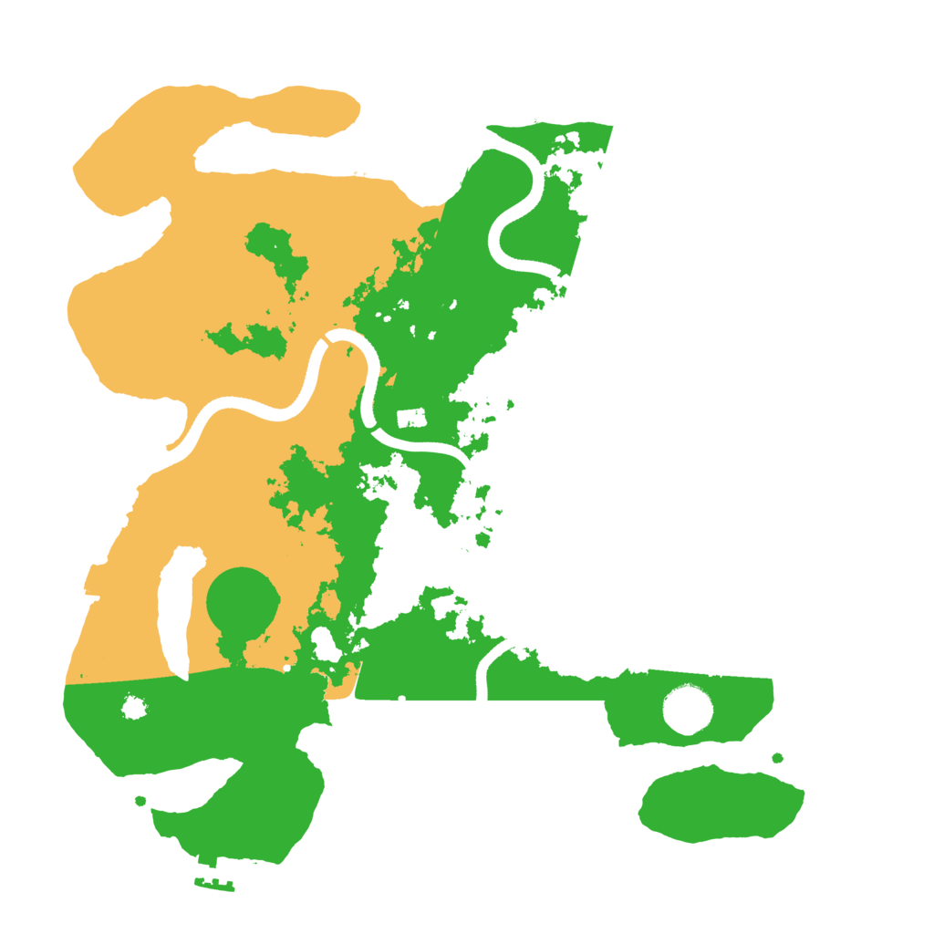 Biome Rust Map: Procedural Map, Size: 3500, Seed: 8496512