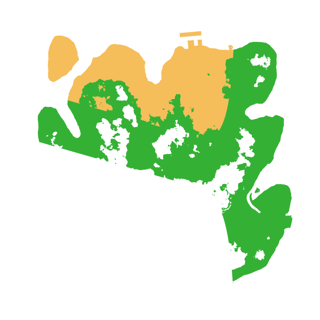 Biome Rust Map: Procedural Map, Size: 3000, Seed: 3843347